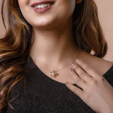 Rose Gold Butterfly Pendant