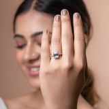 Silver ring for women