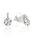 Silver Clasp Studs