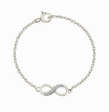 Silver Infinite Chain Bracelet