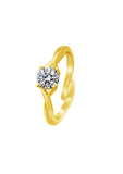 Golden Twining Ring