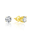 Golden Zircon Earrings