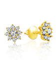 Golden Flower Studs