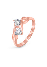 Rose Gold Ek Mai Aur Ek Tu Ring