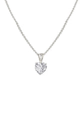 Silver Special Heart Pendant with Link Chain