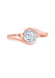 Rose Gold Classic Solitaire Ring