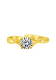 Golden Twining Ring