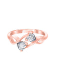 Rose Gold Ek Mai Aur Ek Tu Ring