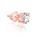 Rose Gold Zircon Earrings