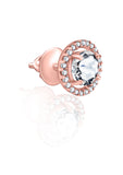 Rose Gold Shining Halo Earring