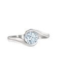 Silver Paved Zircon Ring