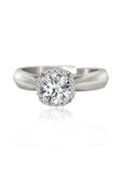 Silver Perfect Solitaire Ring
