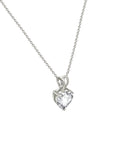 Silver Special Heart Pendant with Link Chain