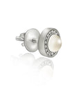 Silver Pearl Studs