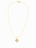 Golden Dangling Kite Pendant with Link Chain