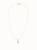 Golden Office Minimal Pendant with Link Chain