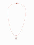 Rose Gold Zircon Star Pendant