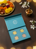 Diwali Gift Box Kalp Vruksh 999.9+ Pure Silver Coin 10g (4pcs)