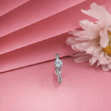 Silver Classic Solitaire Ring