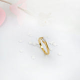 Golden Marquise Ring