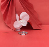 Silver Vibrant Solitaire Ring