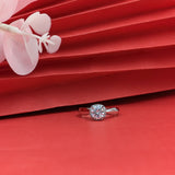 Silver Perfect Solitaire Ring