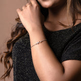 Silver Never Ending Love Bracelet