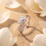 Silver Marquise V Ring
