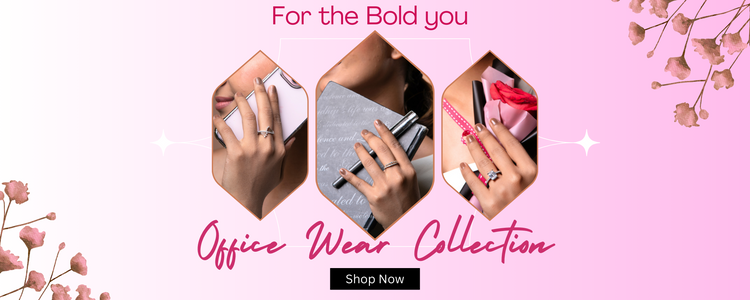 Office wear silver jewellery for women and girls