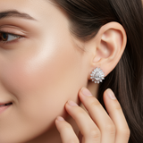 Silver Classic Stud Earrings