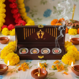 Diwali Lakshmi Ganesh Gift Coins 10g (4pcs)