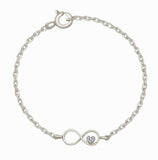Silver Never Ending Love Bracelet