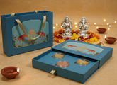 Diwali Gift Box Kalp Vruksh 999.9+ Pure Silver Coin 7.5g (3pcs)