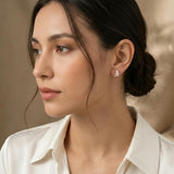 Rose Gold Star Earrings for Women