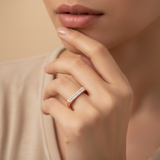 Rose Gold Bar Ring