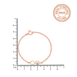 Rose Gold Infinite Love Chain Bracelet