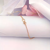 Rose Gold Infinite Love Chain Bracelet